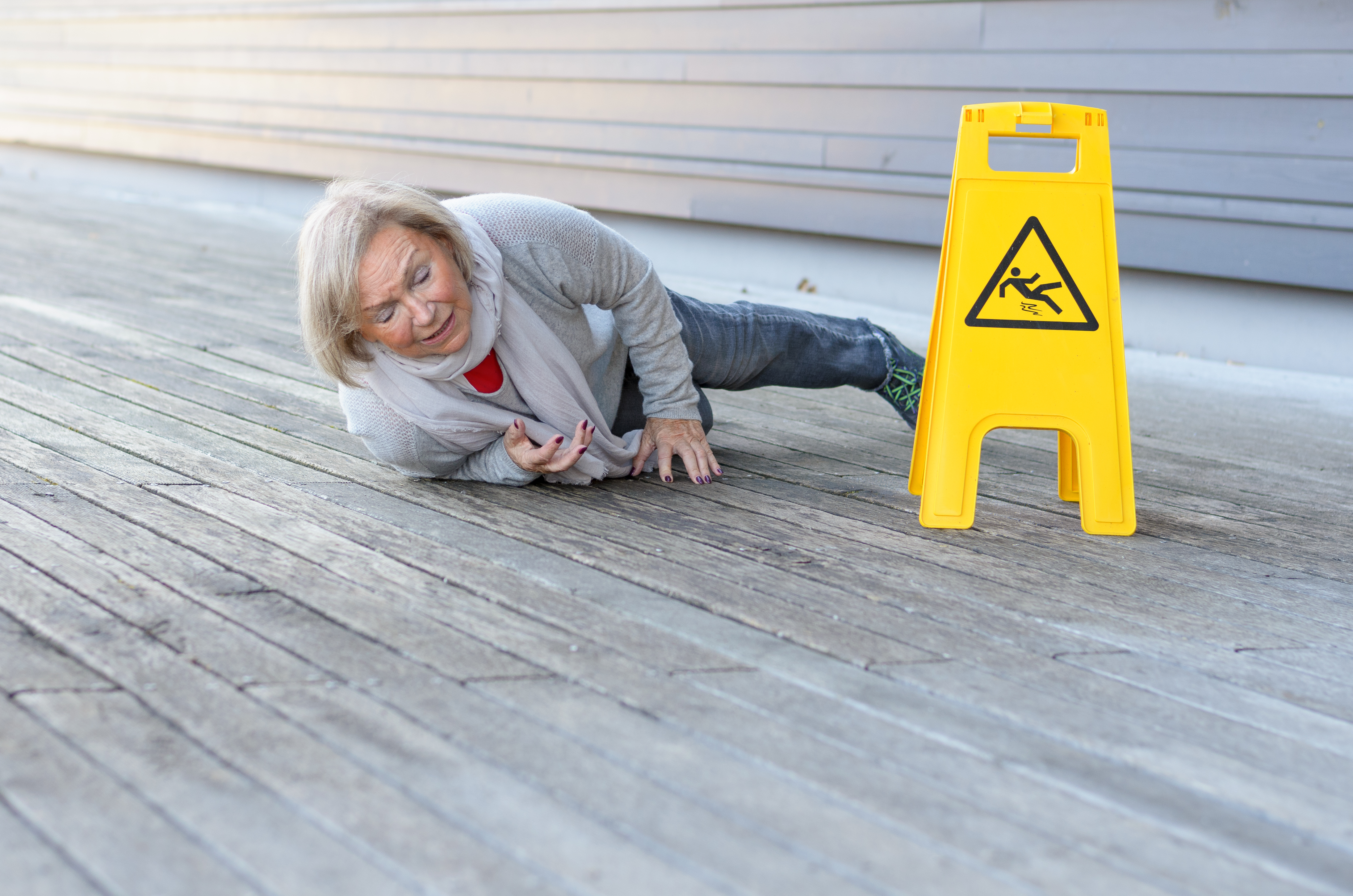 Woman Slip and Fall Accident