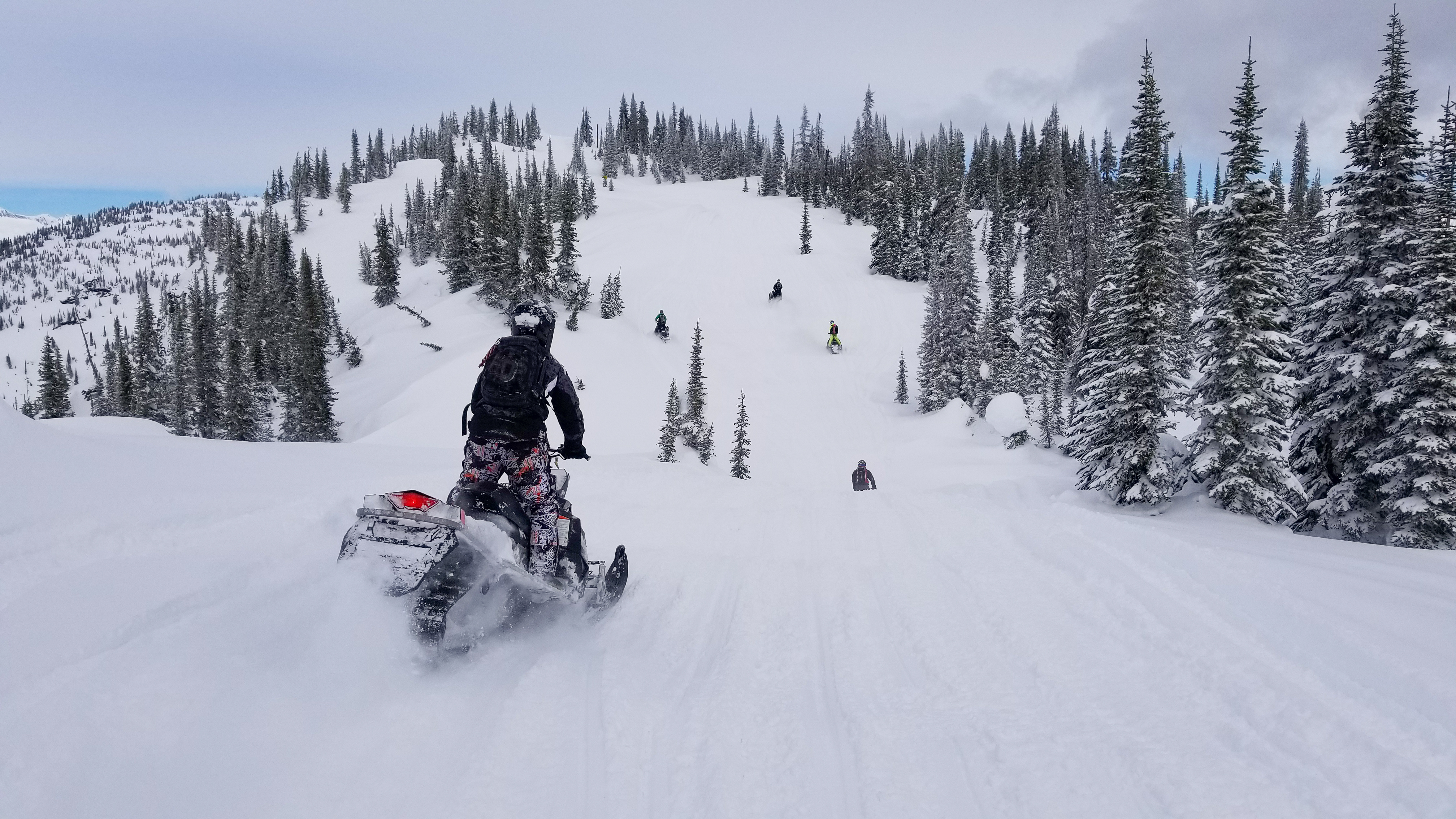 person on skidoo