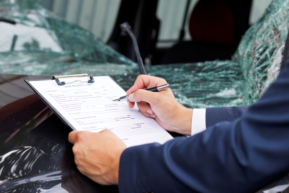 Car accident claim form